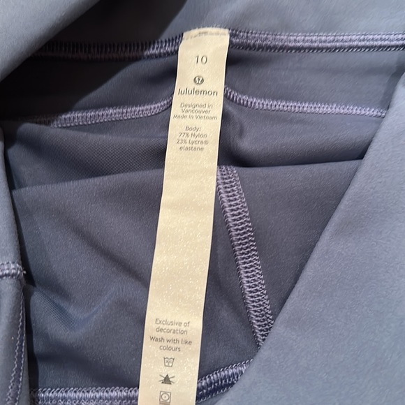 Lululemon Oasis Blue Movement 25" 7/8 Leggings - Picture 5 of 7